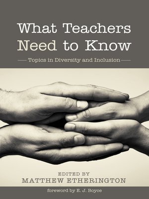 cover image of What Teachers Need to Know